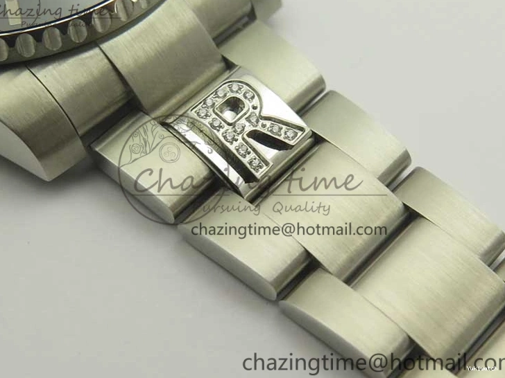 Best Edition Free LV Cover) SA3135( R Green DJF Ceramic SS on Bracelet 116610 1:1 Submariner 0514